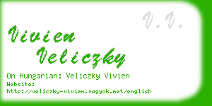 vivien veliczky business card